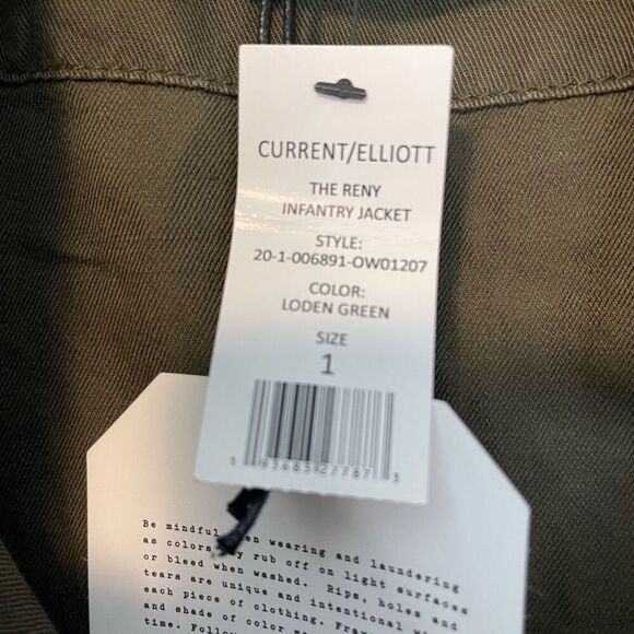 Current/Elliott The Reny Infantry Jacket Size 1 NWT - Picture 5 of 9